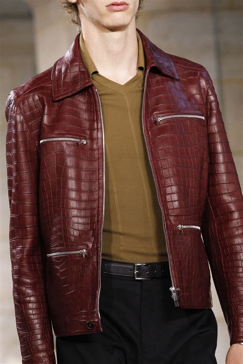 blouson cuir hermes|Men Coats and jackets .